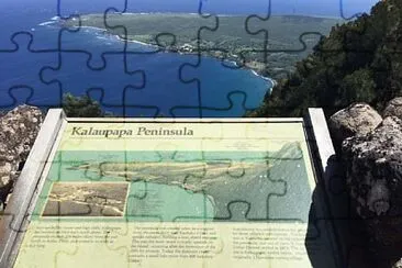 Kalaupapa Lookout Molokai Hawaii jigsaw puzzle