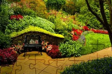 Garden jigsaw puzzle