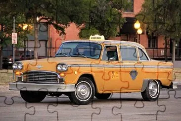 1965 Checker Cab jigsaw puzzle