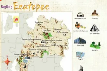 Mapa ecatepec regiÃ³n 5