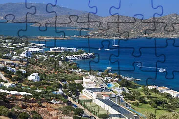 פאזל של baie d 'Elounda CrÃ¨te