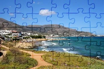 Malia plage CrÃ¨te jigsaw puzzle