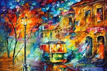 Leonid Afremov - Train in Color