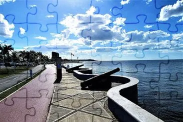 MalecÃ³n de Campeche, MÃ©xico. jigsaw puzzle