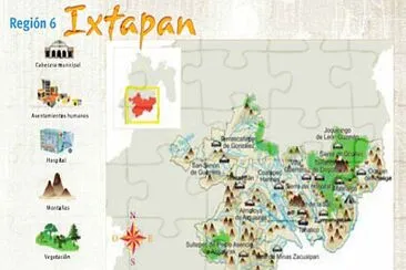 Mapa jigsaw puzzle