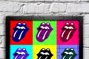 pop art rolling stones