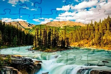 Caidas de agua naturales jigsaw puzzle