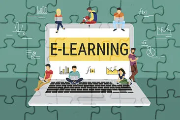 E LEARNING jigsaw puzzle