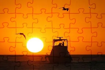 Atardecer en Punta del Este jigsaw puzzle