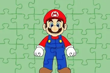 פאזל של Mario Bros es un personaje de un videojuego.