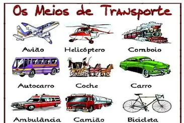 פאזל של Meios de transporte