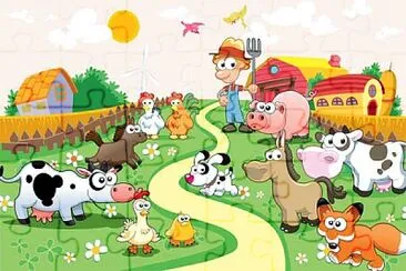 Trabajos en el campo jigsaw puzzle