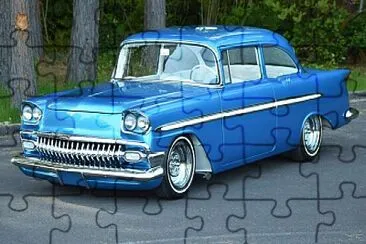 56 Chevy jigsaw puzzle