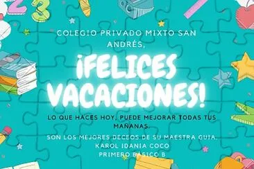 felices Vacaciones jigsaw puzzle