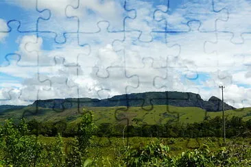 El cerro del Indio Acostado jigsaw puzzle