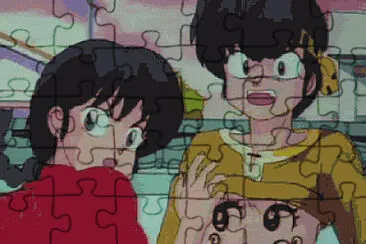 ranma y ryoga huyen de akane