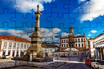 Cidade de Ouro Preto - MG jigsaw puzzle