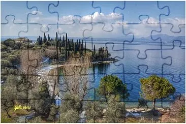 Garda ,baia delle sirene jigsaw puzzle