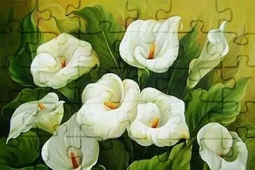 flores blancas