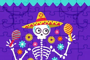 פאזל של DÃ­a de muertos