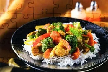 Food jigsaw puzzle