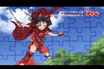 moroha ataca hanyo no yashahime jigsaw puzzle