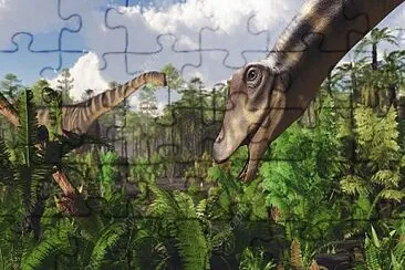 Diplodocus jigsaw puzzle