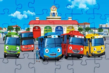 Tayo el pequeÃ±o autobus y sus amigos jigsaw puzzle