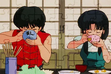 akane esta molesta con ranma ranma 1/2 jigsaw puzzle