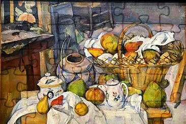 פאזל של CÃ©zanne table aux fruits