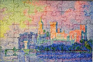 Signac soir sur le Palais des papes