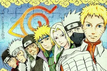 פאזל של hokages