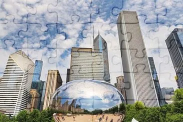 Chicago, Illinois , Estados Unidos jigsaw puzzle