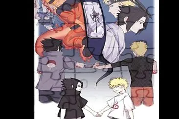 פאזל של naruto y sasuke