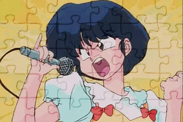 פאזל של akane demuestra su amor ranma 1/2