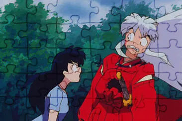 kagome le grita a inuyasha jigsaw puzzle