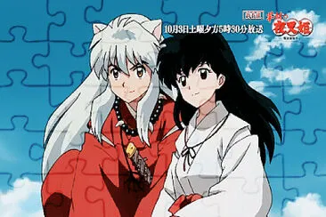 inuyasha y kagome hanyo no yashahime jigsaw puzzle