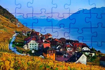 Lavaux-Suiza jigsaw puzzle