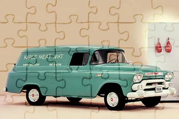 1958 GMC 100 Panel Truck jigsaw puzzle