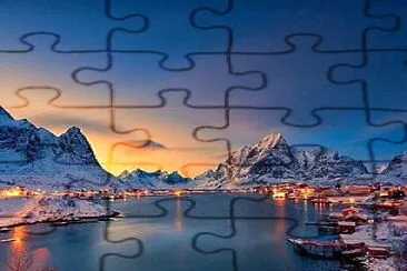 MONTAÑAS Y LAGO jigsaw puzzle