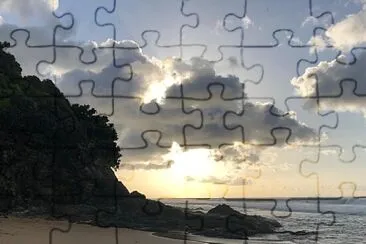 Um lindo entardecer jigsaw puzzle