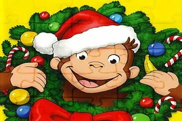 Jorge el curioso navideÃ±o jigsaw puzzle