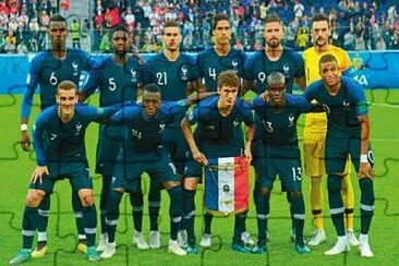 פאזל של SeleÃ§Ã£o francesa 2018