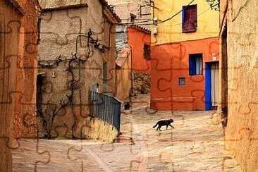 Calle de pueblos de EspaÃ±a