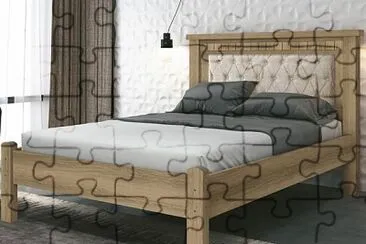 Quebra-cabeÃ§a de cama jigsaw puzzle