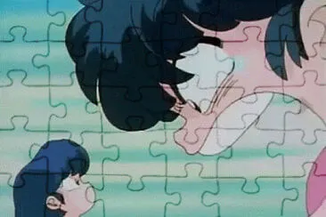 ranma le grita a akane ranma 1/2 jigsaw puzzle