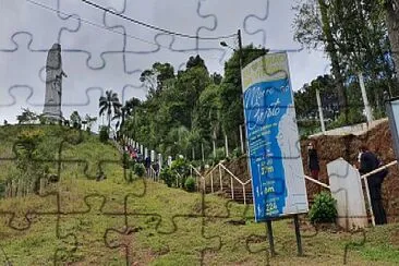 Morro do Cristo em União da Vitória - PR jigsaw puzzle