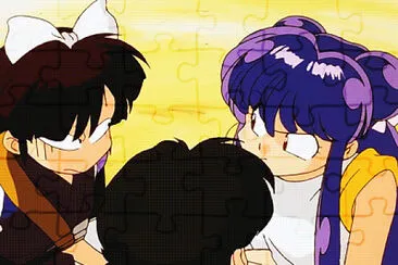 ukyo y shampoo no quieren perder a ranma ranma 1/2 jigsaw puzzle