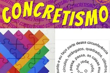 Concretismo na arte jigsaw puzzle