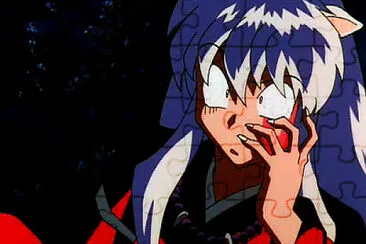 פאזל של inuyasha tiene una cachetada inuyasha